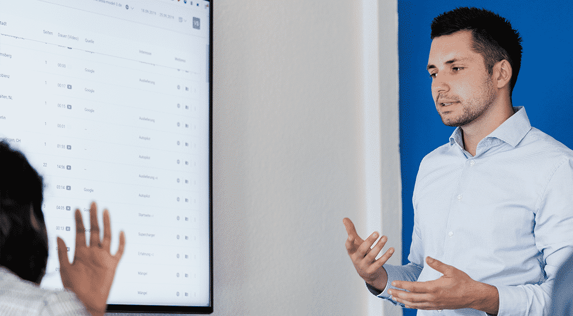 Meeting in the office