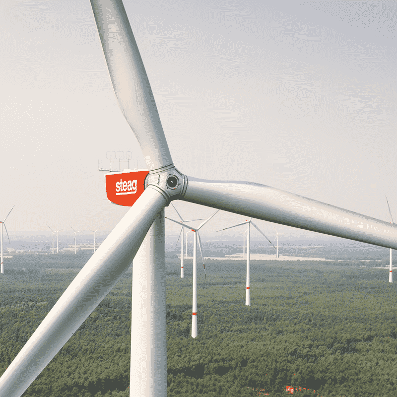 Wind turbines operated by STEAG