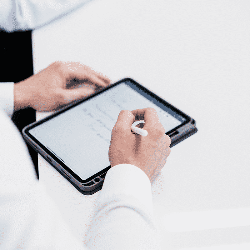 Meeting-Mitschrift auf modernen iPad