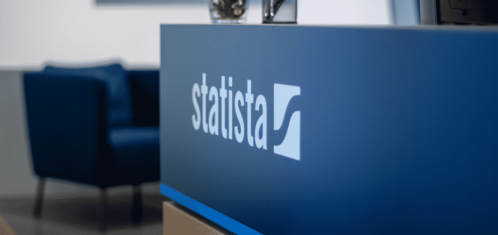 Der Empfangsbereich von Statista in Hamburg