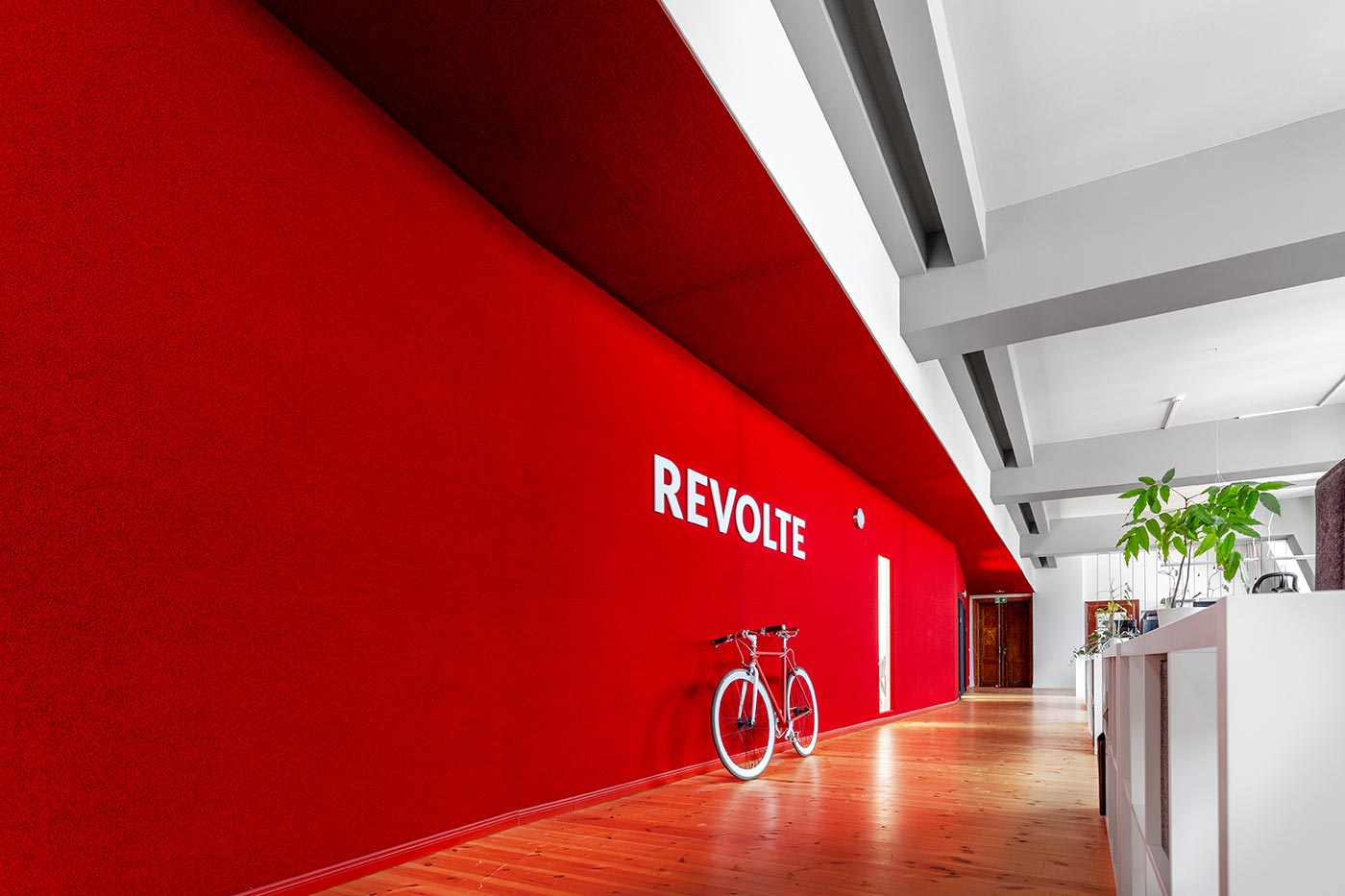 Das Hauptquartier von Revolte in Chemnitz